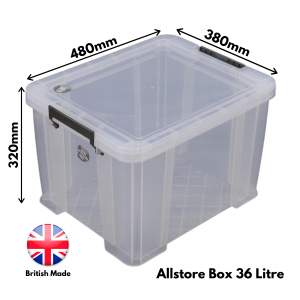 Allstore Plastic Storage Box Size 27 (36 Litre)